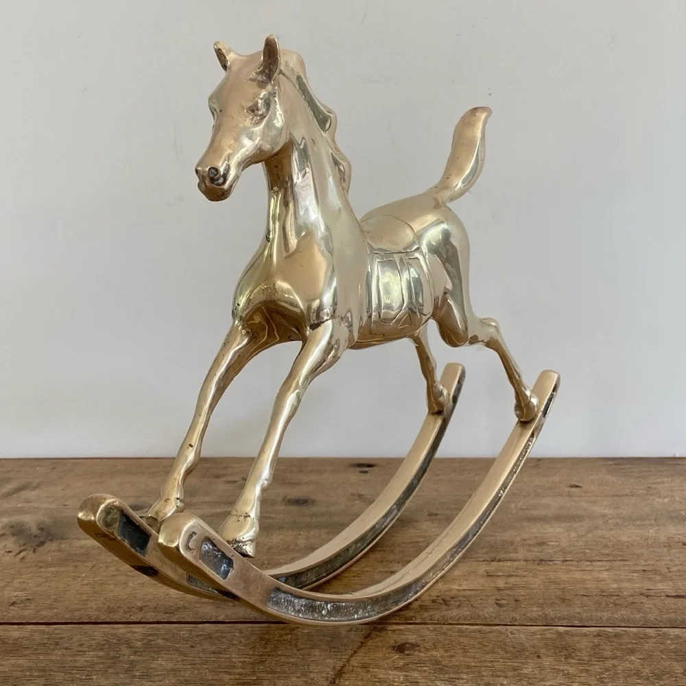 Brass Rocking Horse - Picture 4 of 10
